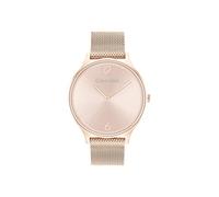 Calvin Klein Montre à quartz multifonction pour femme - Cadeau pour elle, rose gold, Quartz