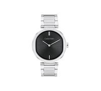 Calvin Klein Montre Analogique à Quartz pour Femme avec Bracelet en Acier Inoxydable argenté - 25200249