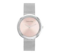 Calvin Klein Montre Analogique à Quartz pour Femme Collection Twist avec Bracelet Milanais en Acier Inoxydable Argenté - 25200149