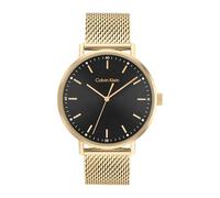 Calvin Klein Montre Analogique à Quartz pour Homme Collection Modern Mesh avec Bracelet en Cuir ou en Acier Inoxydable en Maillons ou Maille