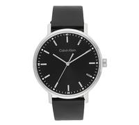 Calvin Klein Montre Analogique à Quartz pour Homme Collection Modern Mesh avec Bracelet en Cuir Noir - 25200050