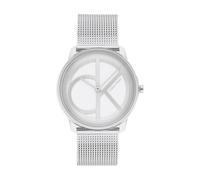 Calvin Klein Montre Analogique à Quartz pour Hommes et Femmes Collection Iconic Disponible avec Un Bracelet en Acier Inoxydable à Maillons ou en Maille