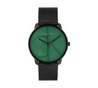 Calvin Klein Montre Analogique à Quartz pour Hommes et Femmes Collection Iconic Disponible avec Un Bracelet en Acier Inoxydable à Maillons ou en Maille