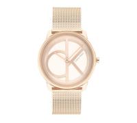 Calvin Klein Montre Analogique à Quartz Unisex avec Bracelet milanais en Acier Inoxydable couleur or rose clair - 25200035