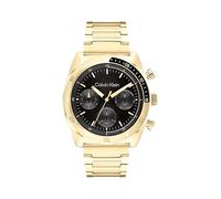 Calvin Klein Montre Analogique Multifunction à Quartz pour Homme Collection CK Flex avec Bracelet en Acier Inoxydable ou en Silicone