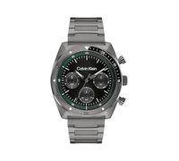 Calvin Klein Montre Analogique Multifunction à Quartz pour Homme Collection CK Flex avec Bracelet en Acier Inoxydable ou en Silicone
