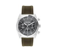 Calvin Klein Montre Analogique Multifunction à Quartz pour Homme Collection CK Flex avec Bracelet en Acier Inoxydable ou en Silicone