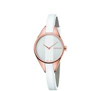 Calvin Klein Quartz Montre avec Bracelet en Cuir K8P236L6