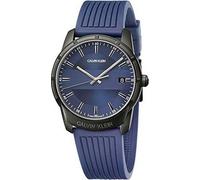 Montre Calvin Klein Evidence K8r114vn - Analogique Quartz Pour Homme En Caoutchouc Noir