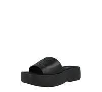 Calvin Klein Femme Flatf SNDL LTH MG Hw0hw03026 Sandales Plates, Black (Triple Black), 39 EU