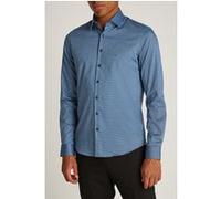 Calvin Klein Non Iron Texture Slim Fit Shirt Medieval Blue Taille: 42 | Casual chemises Outlet | Homme | Bleu