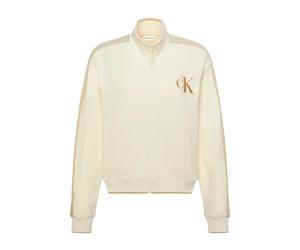 Calvin Klein - Open SweaT-shirt - Femme - Sweatshirts et sweats à capuche - Beige - Taille: 38 FR