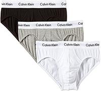 Calvin Klein Pack de 3 Slip Hommes tripack CK Article U2661G 3P Hip Brief, 998 Nero/Bianco/Grigio - Black/White/Grey, L