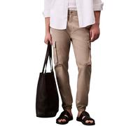 Calvin Klein Pantalon Cargo Homme Elastic Ripstop Skinny Fit, Beige (Vintage Khaki), S