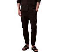 Calvin Klein Pantalon Cargo Homme Elastic Ripstop Skinny Fit, Noir (Black), XS