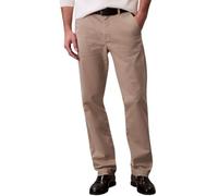 Calvin Klein Pantalon Chino Homme Cotton Signature Slim Fit, Beige (Vintage Khaki), 34W/33L
