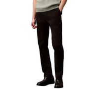 Calvin Klein Pantalon Chino Trouse LV040EM633 Slim Coton Stretch Homme Noir (Noir), 3234