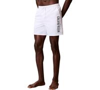 Calvin Klein Pantalon de Bain Moyen avec Cordon de Serrage LV00N61047 pour Homme, Blanc (Blanc Classique), S