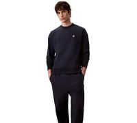 Calvin Klein Pantalon de Jogging Homme Premium Terry Monogram avec Cordon de Serrage, Bleu (Dark Sapphire), M