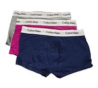 Calvin Klein Paquet de 3 Boxeur Homme tripack CK Article U2664G Low Rise Trunk, CAU SLV sprgs/pal PK/bldpts w wh WB, M