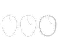 Calvin Klein Parure de bijoux pour femme - Collier chaîne en acier inoxydable 3 pièces avec fermoir mousqueton - Accessoire de mode polyvalent et haut de gamme - Cadeau pour elle