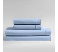 Calvin Klein - Parure de lit Moderne en Percale de Coton délavé avec Poches Profondes, Super Douce et Confortable, certifiée Oeko-Tex (Percale délavée, lit Simple XL)