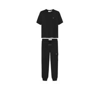 Calvin Klein PEACH CO TERRY S/S HWK SET IB0IB02636 Ensemble pour garçon Noir 6 ans, Noir (Ck Black), 6 ans