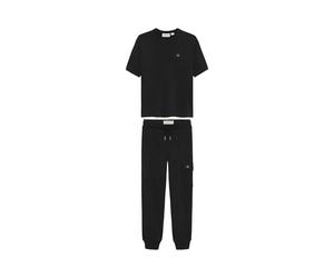 Calvin Klein PEACH CO TERRY S/S HWK SET IB0IB02636 Ensemble pour garçon Noir 6 ans, Noir (Ck Black), 6 ans