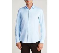 Calvin Klein Performance Solid Slim Fit Calm Blue Taille: 38 | Casual chemises Outlet | Homme | Bleu