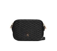 Calvin Klein Pleated Double Zip Camer a Bag Lv04f3279g, Crossover Femme, Black (Black), Taille Unique