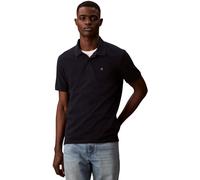 Calvin Klein Polo Manches Courtes Homme Monogram Pique en Coton, Bleu (Dark Sapphire), XL