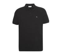 Calvin Klein Polo Manches Courtes Homme Monogram Pique en Coton, Noir (Black), M