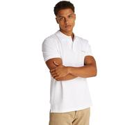 Calvin Klein Polo Manches Courtes Homme Monologo Regular Fit, Blanc (Bright White), L