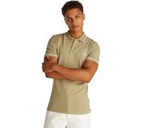 Calvin Klein Polo Manches Courtes Homme Tipping Slim Fit, Beige (Tree House), XL