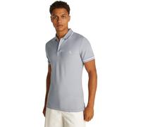 Calvin Klein Polo Manches Courtes Homme Tipping Slim Fit, Violet (Aleutian), XS