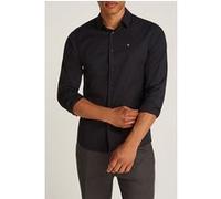 Calvin Klein Poplin Stretch Slim Ck Black Taille: M | Outlet | Homme | Le Noir