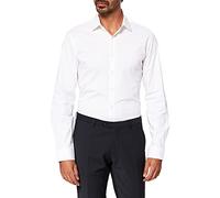 Calvin Klein Poplin Stretch Slim Shirt Chemise Homme - Blanc - 46