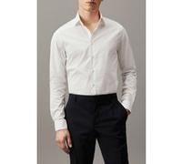 Calvin Klein Poplin Stretch Slim White Taille: 37 | Chemises d'affaires Outlet | Homme | Blanche