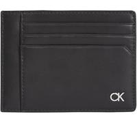 Calvin Klein Porte-Carte Homme Metal Ck Id Cardholder Cuir, Noir (Ck Black), Taille Unique