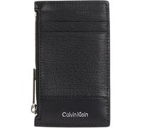 Calvin Klein Porte-Carte Homme Subtle Mix Cardholder en Cuir, Noir (Black Grain/Smooth), Taille Unique