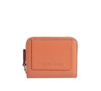 Calvin Klein Porte-Monnaie CK Set Zip Around Wallet with Flap Autumn Leaf Terracotta