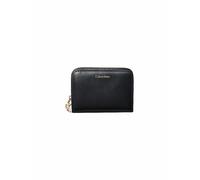 Calvin Klein – Portefeuille Femme Medium Flap Zip Around Petit – Noir – Taille unique