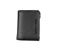 Calvin Klein - Portefeuille Élégant en Cuir avec Porte-Monnaie - Homme - Accessoires - Noir - Taille: ONE Size