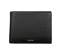 Calvin Klein - Portefeuille élégant en cuir Rfid - Homme - Accessoires - Noir - Taille: ONE Size