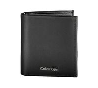 Calvin Klein - Portefeuille en cuir élégant avec blocage Rfid - Homme - Accessoires - Noir - Taille: ONE Size