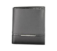 Calvin Klein - Portefeuille en cuir - Homme - Accessoires - Noir - Taille: ONE Size