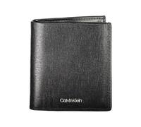 Calvin Klein - Portefeuille en cuir - Homme - Accessoires - Noir - Taille: ONE Size