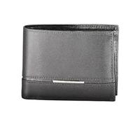Calvin Klein - Portefeuille en cuir noir - Homme - Accessoires - Noir - Taille: ONE Size