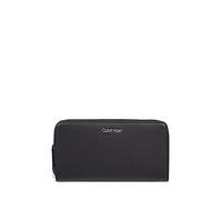 Calvin Klein Portefeuille Femme Ck Must Z/A Wallet XL Grand Modèle, Noir (Ck Black), Taille Standard