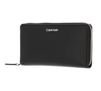 Calvin Klein Portefeuille Femme Ck Must Z/A Wallet XL Grand Modèle, Noir (Ck Black), Taille Standard